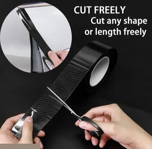 Scratch-Proof Carbon Fibre Tape for Car Interiors & Exteriors Baidya shipping