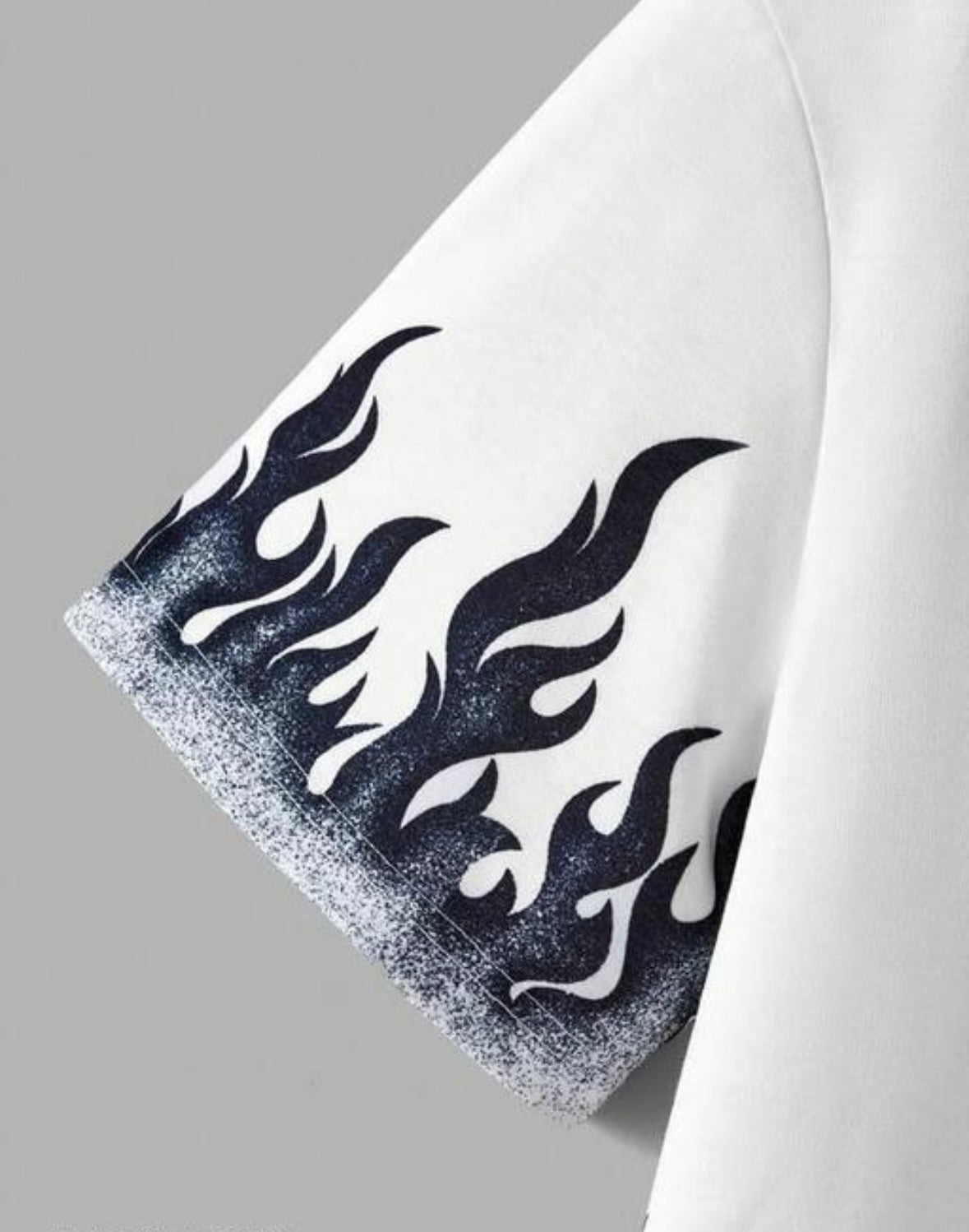 Legendary Flames Graphic T-Shirt – White Baidya shipping