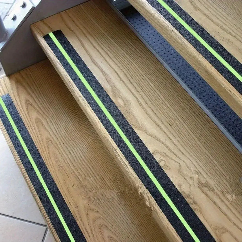 Safety Grip Tape with Night Glow – Slip-Resistant, Weatherproof & Easy to Apply (5M) Baidya shipping