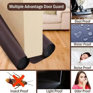 Pack of 4 Door Bottom Sealing Strip Guard – 39 Inch, Premium Draft Stopper, Noise & Dust Blocker for Home Baidya shipping